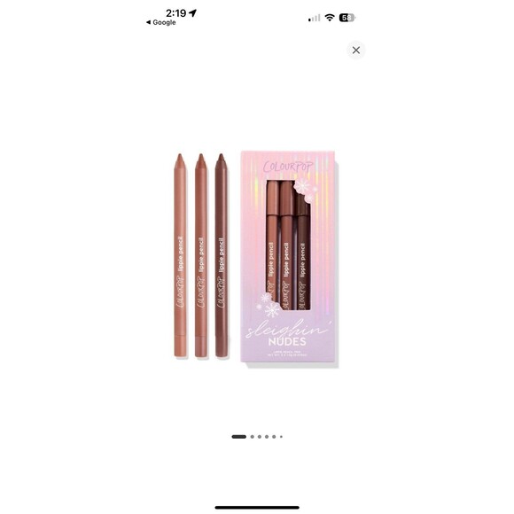 Colourpop Other - Colourpop Lippie Pencil Trio Sleighin' Nudes